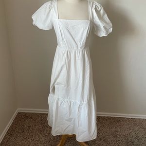 White Off Shoulder ASTR THE LABEL Dress S